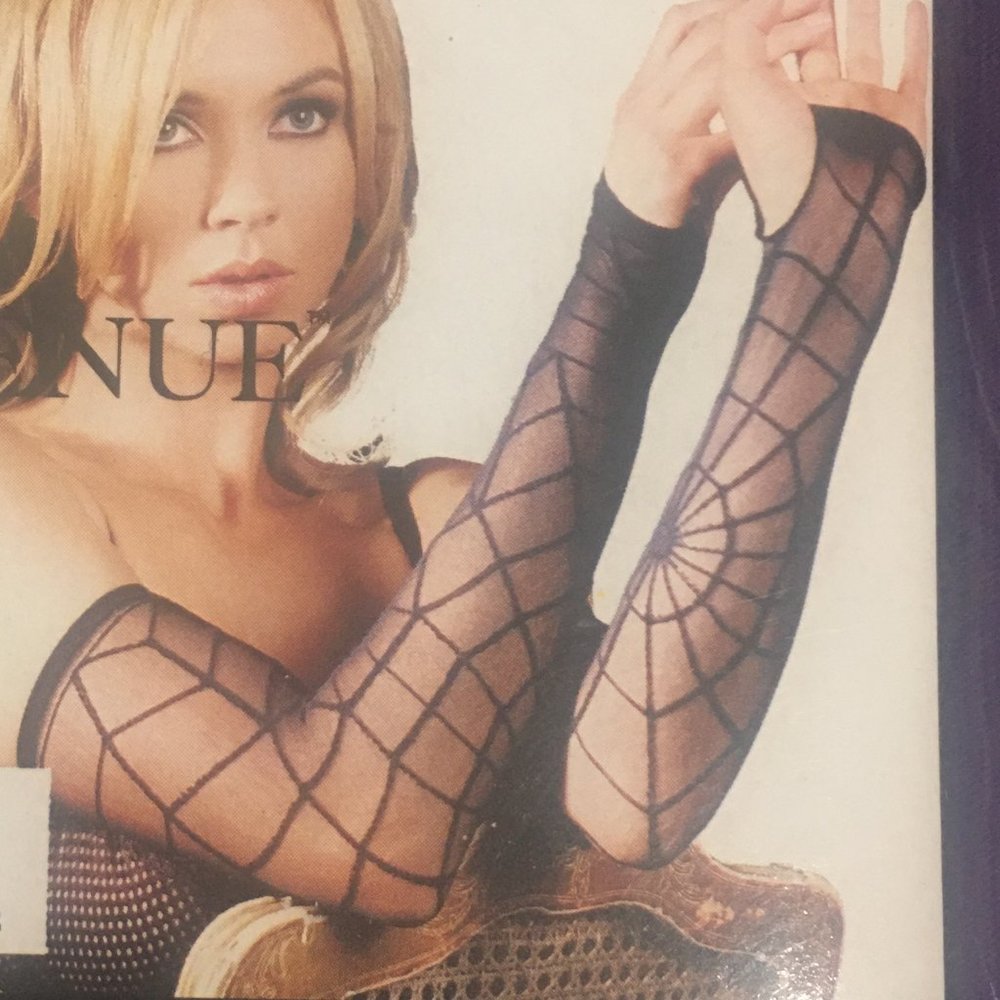 Sheer Spiderweb Arm Warmers